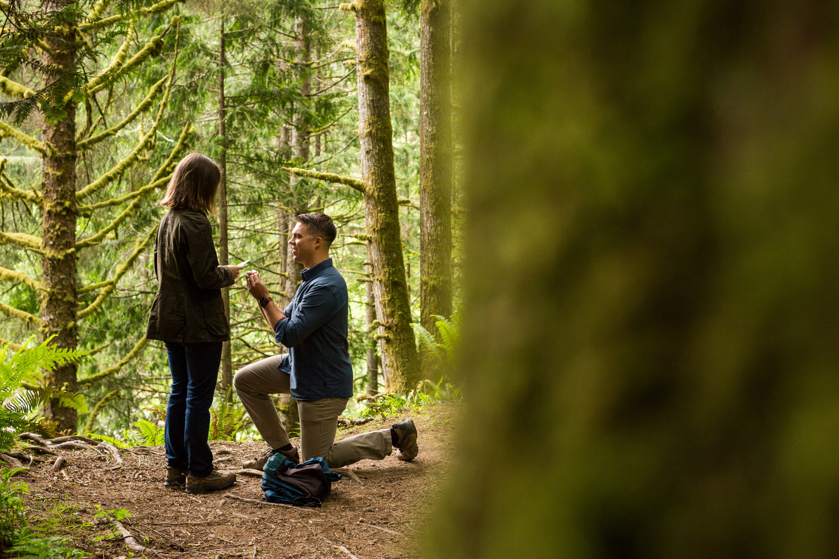 Snoqualmie Falls Proposal Photos